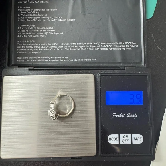 Heavy 14K Gold Trio Journey Ring